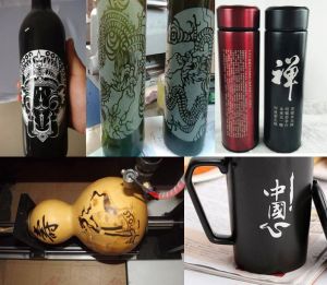定西通渭县酒瓶葫芦工艺品激光雕刻机